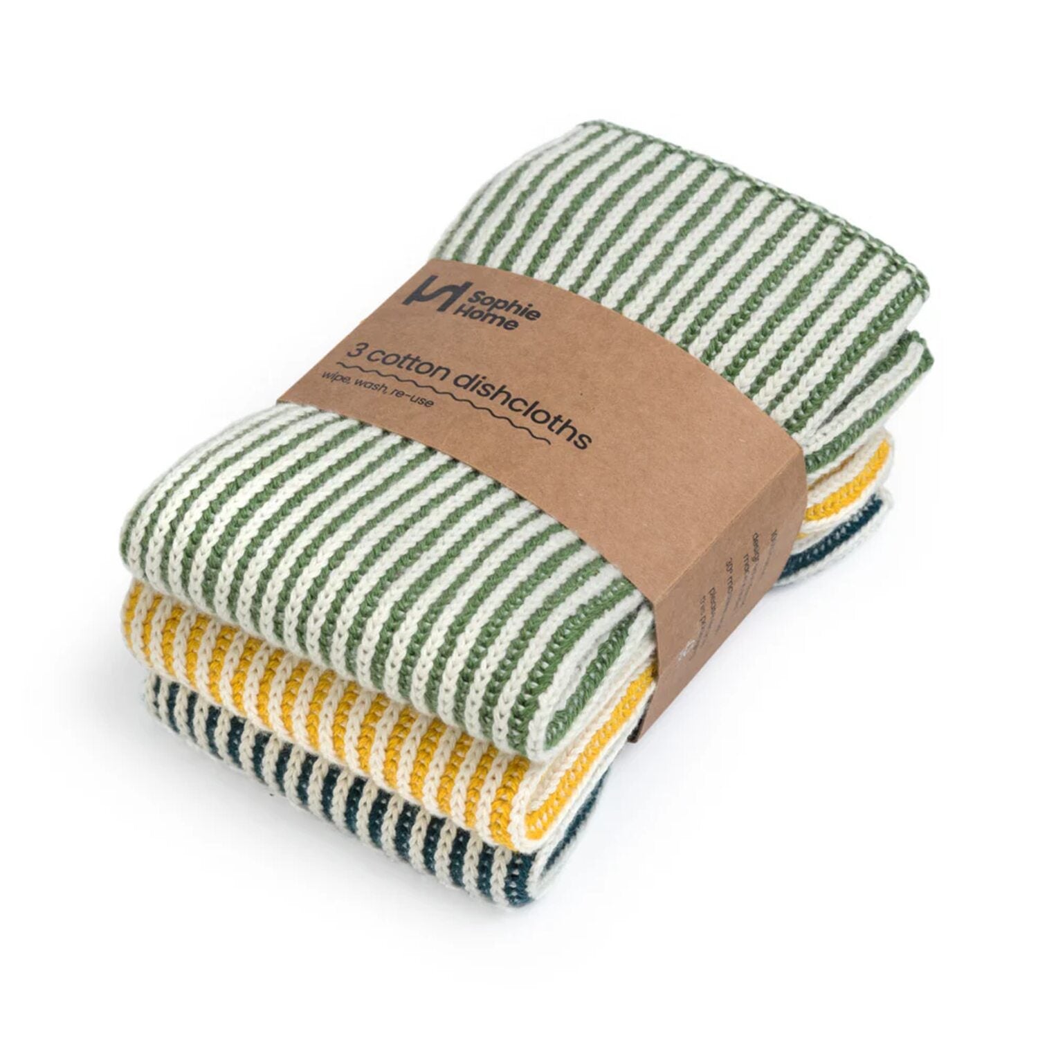 RIBBED DISHCLOTHS CITRUS