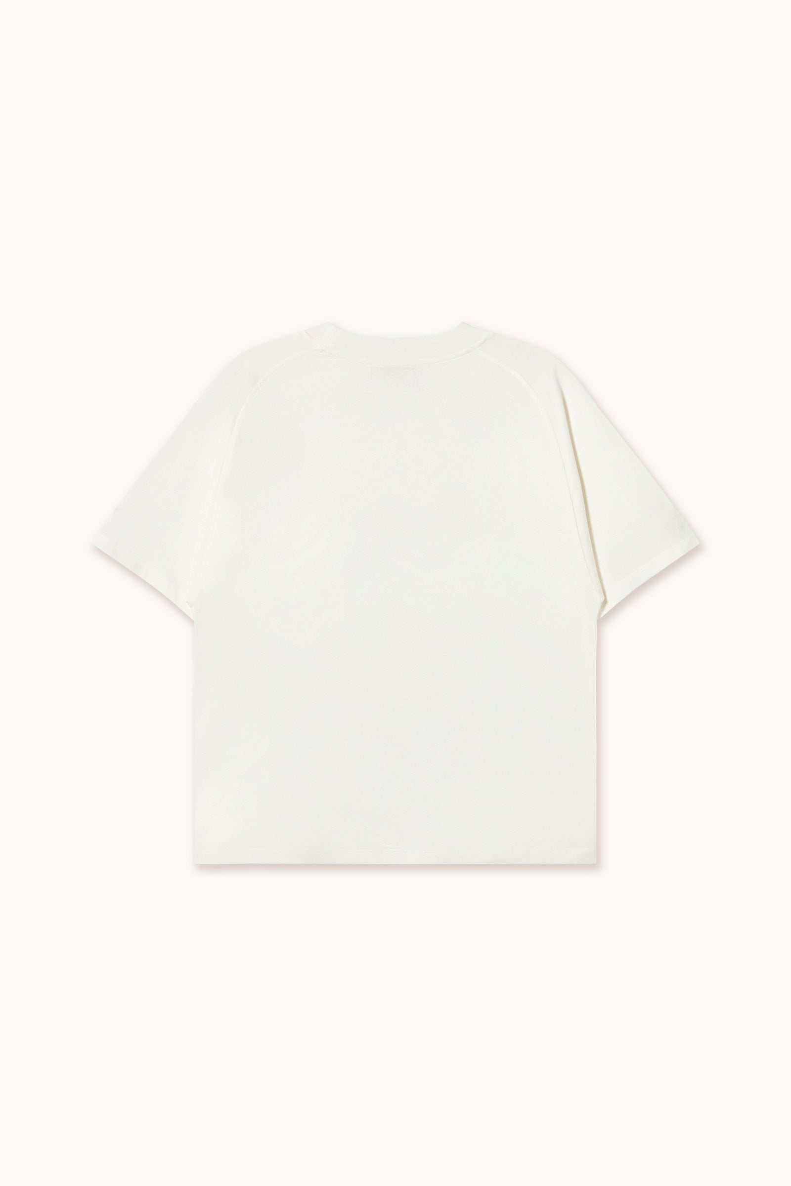 BASIC RELAXED TEE OFF WHITE