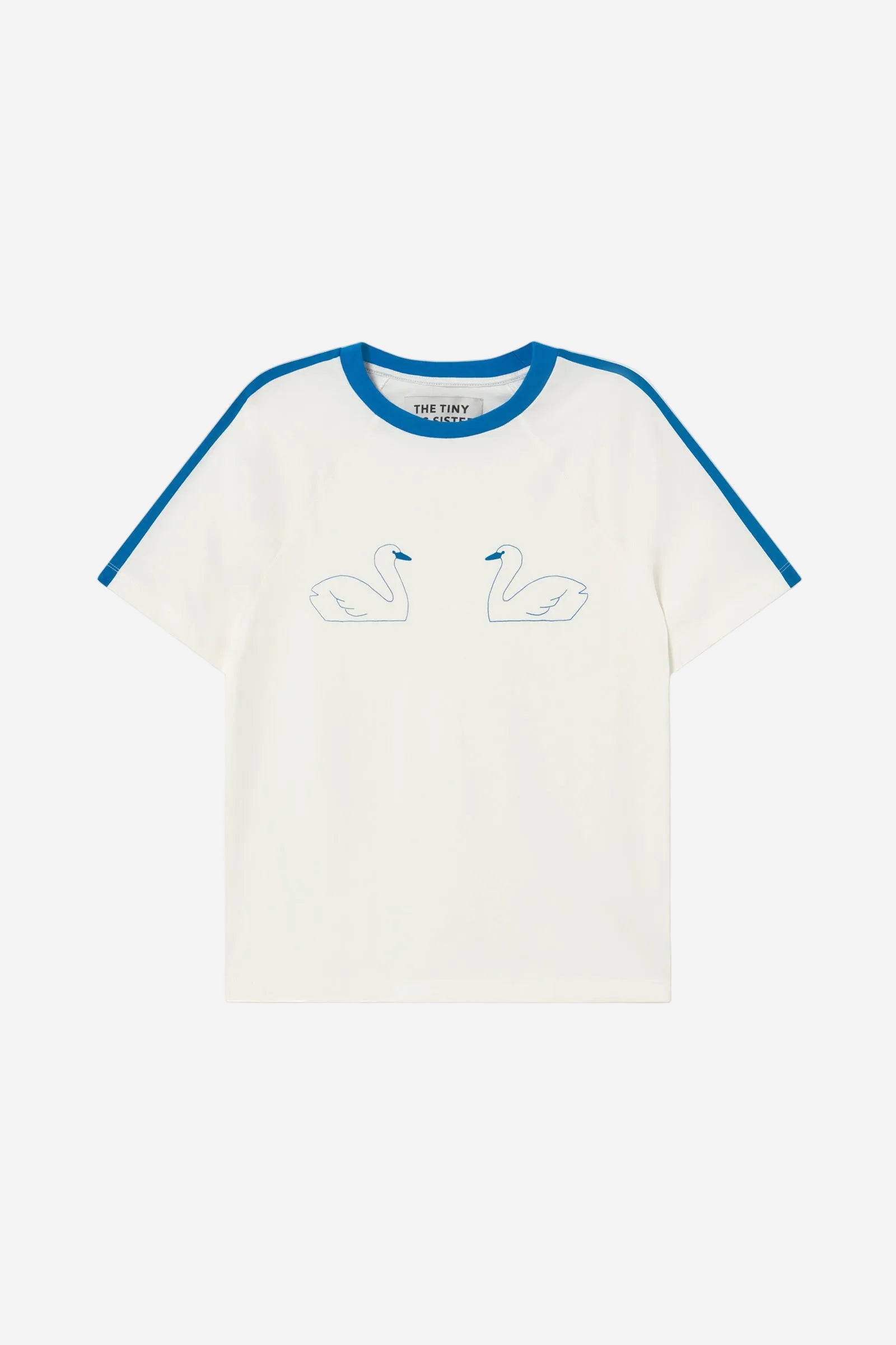 BLUE DOVES TEE OFF WHITE