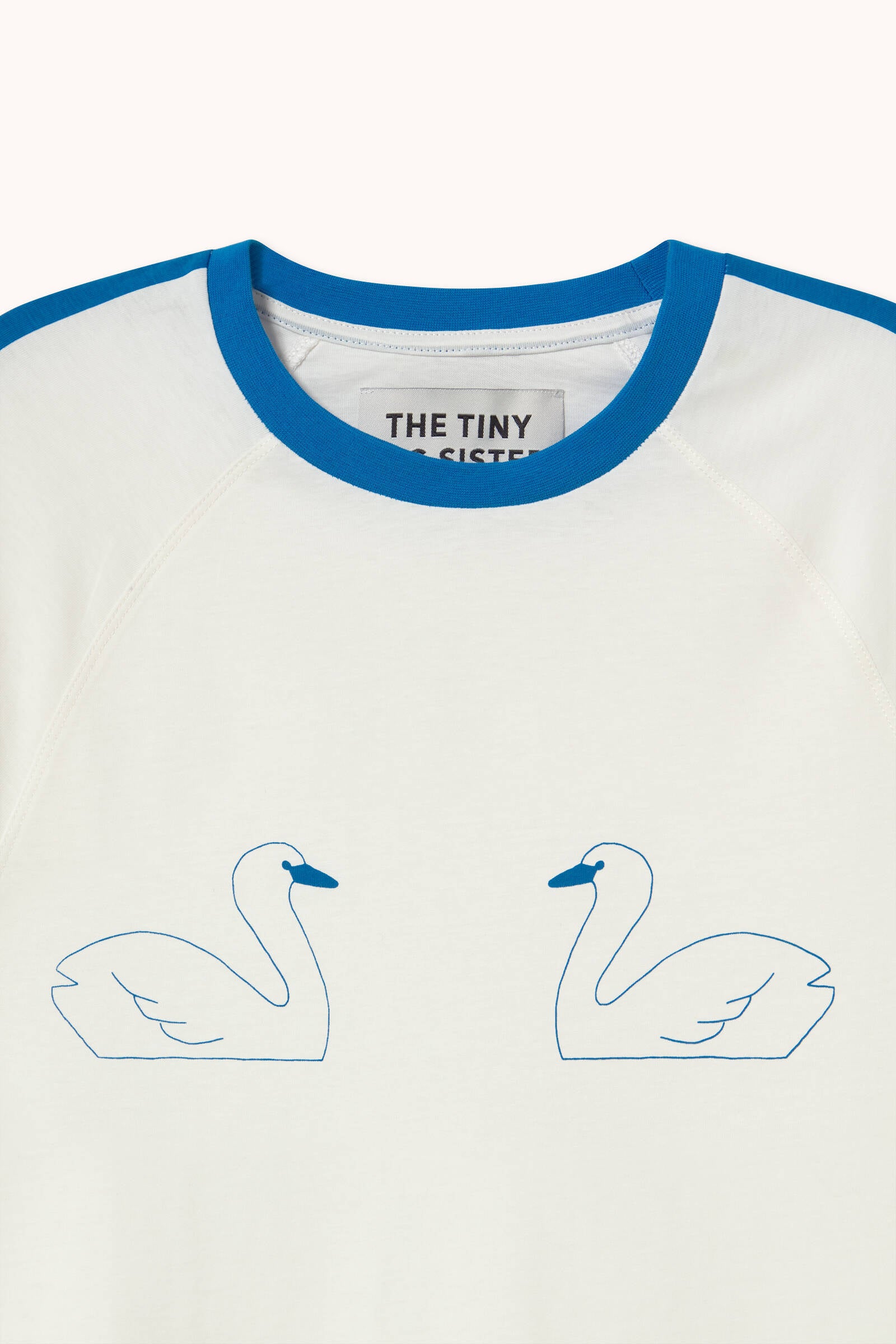 BLUE DOVES TEE OFF WHITE
