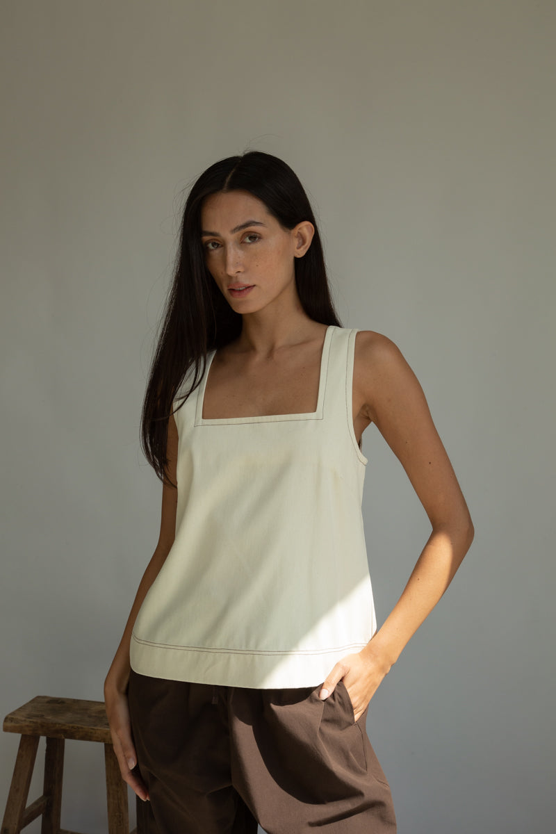 JESS LEIGH ECRU VEST