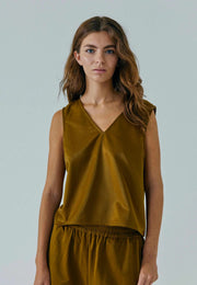 TALUA SL TOP CARAMEL BROWN