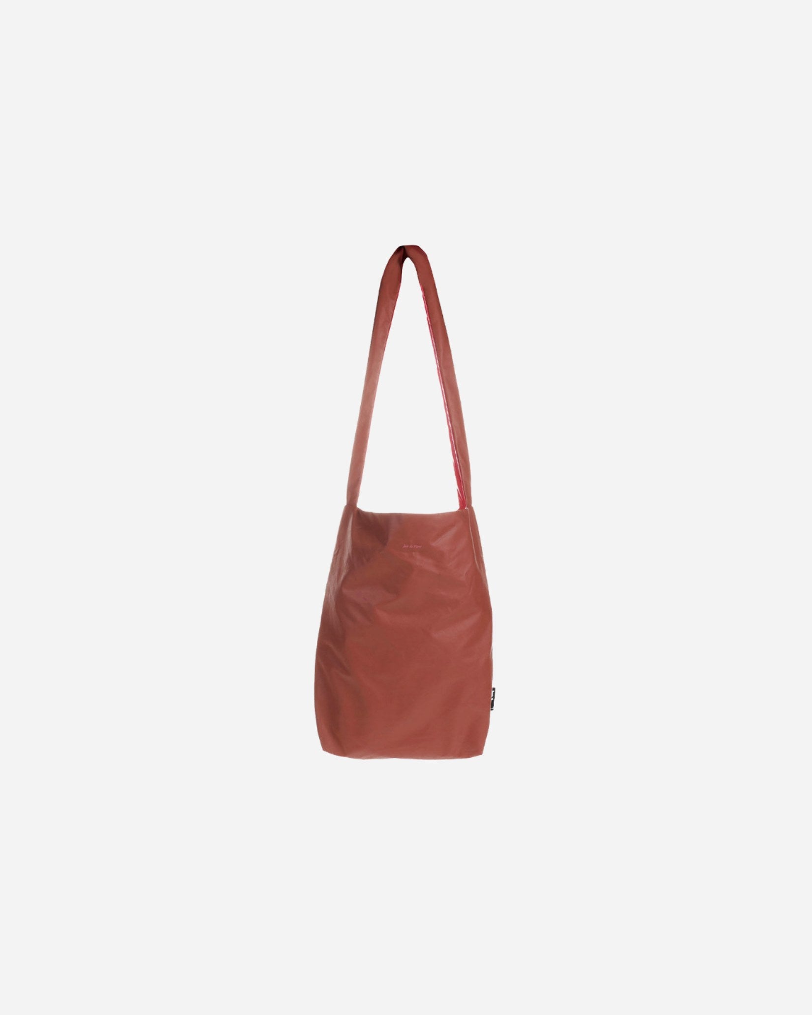 Red Vegan leather crossbody bag
