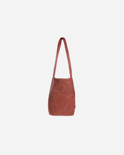 Red Vegan leather crossbody bag
