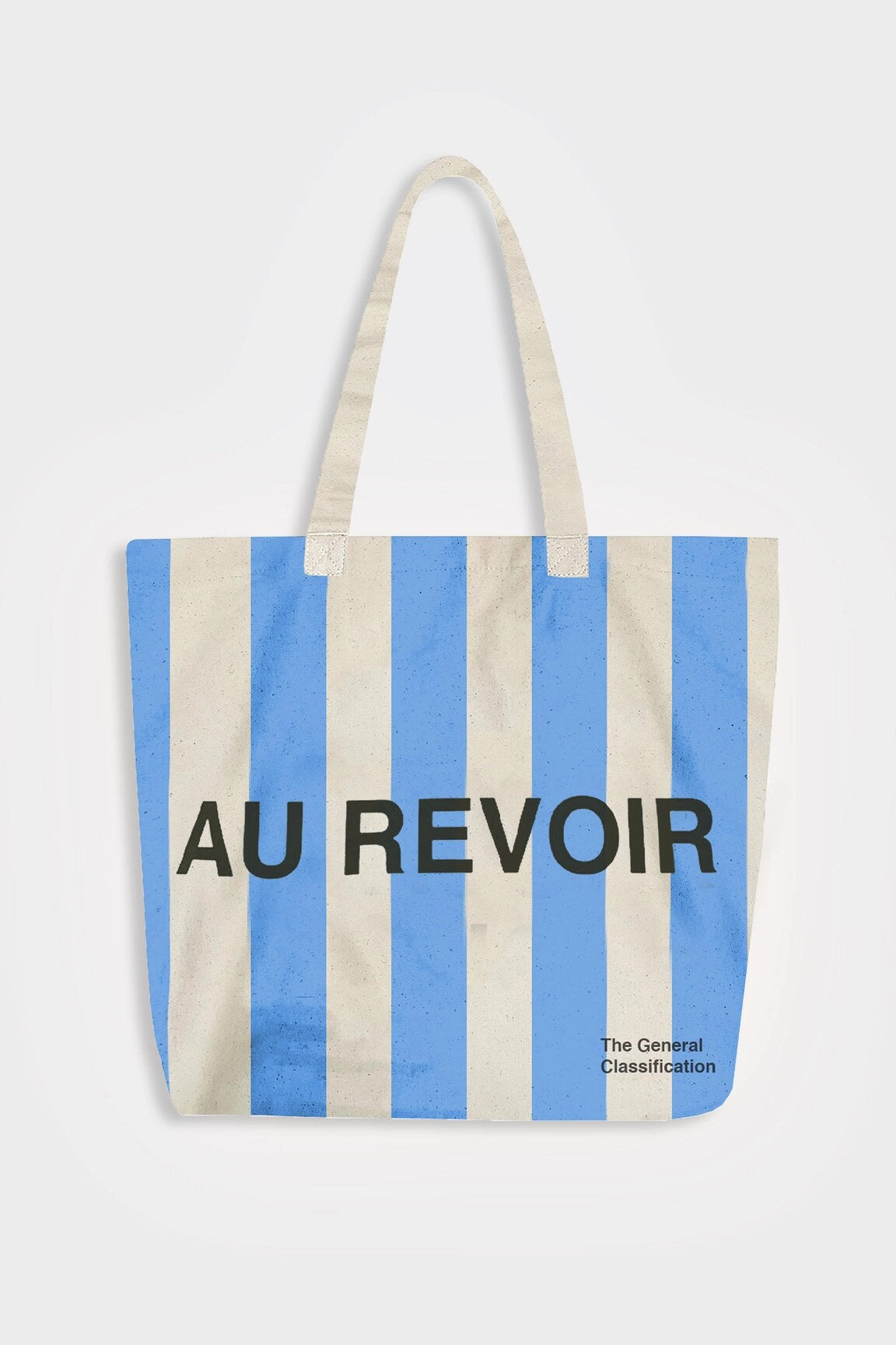 BONJOUR STRIPE TOTE BAG
