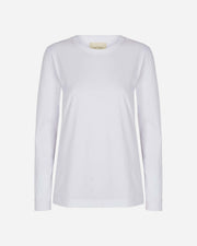 White long-sleeve shirt on a white background