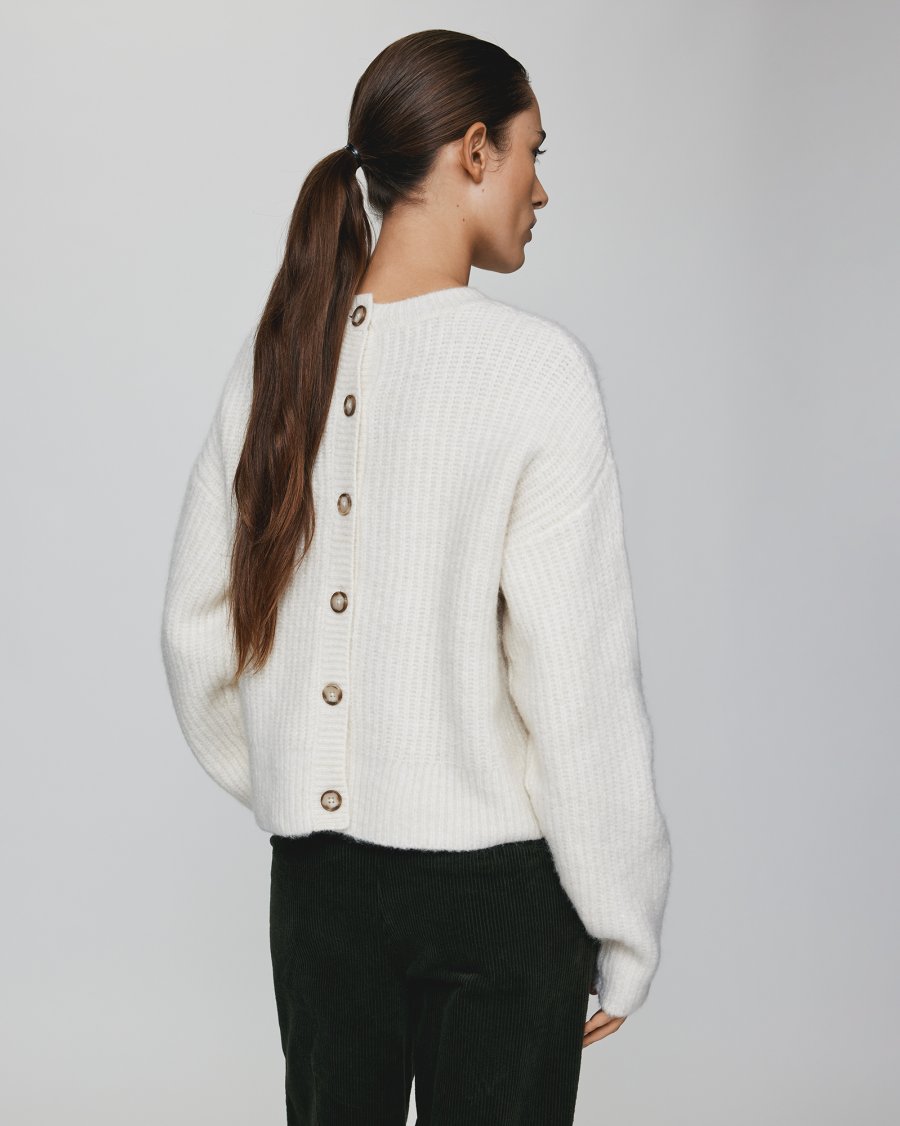 GITTEL PEGGY PULLOVER EGRET MEL