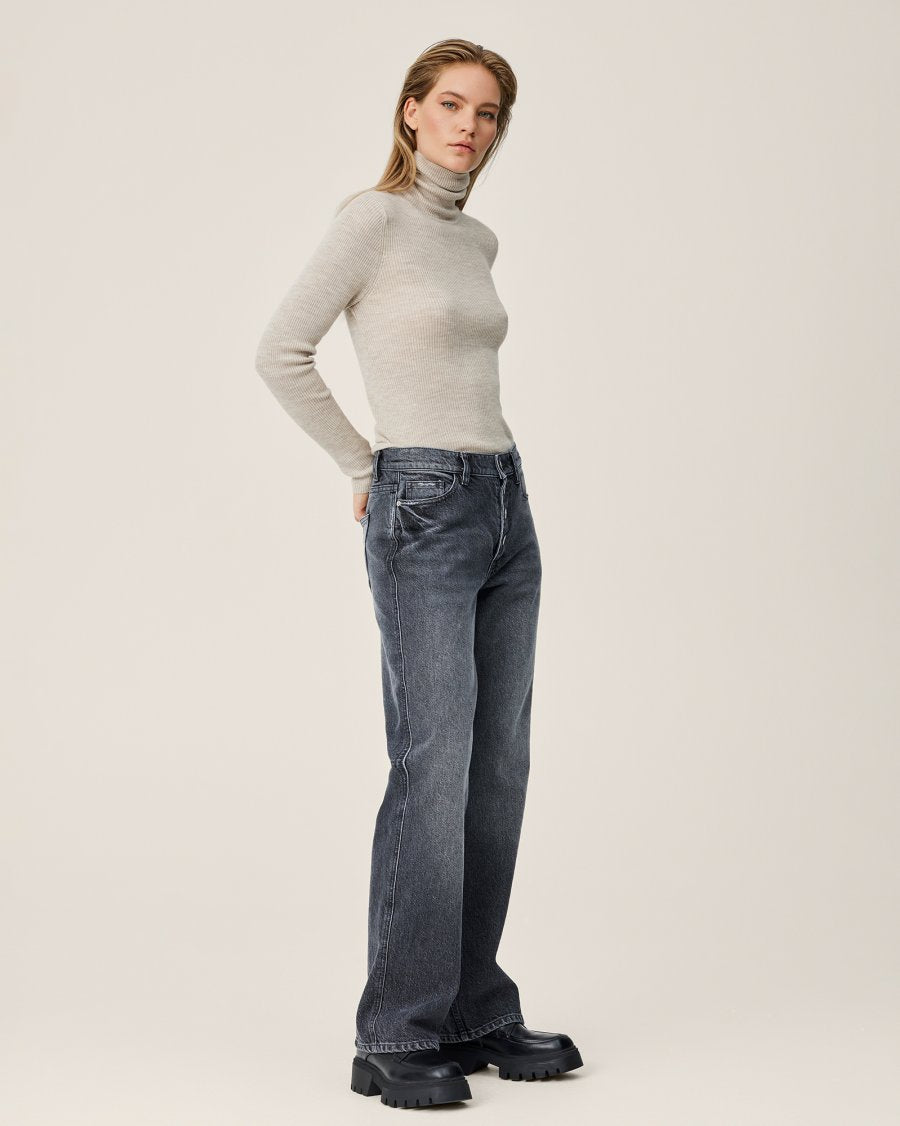 UMI ADA STRAIGHT JEANS GREY WASH