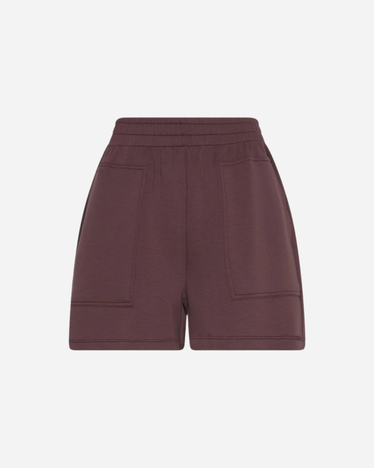 Maroon shorts on a white background