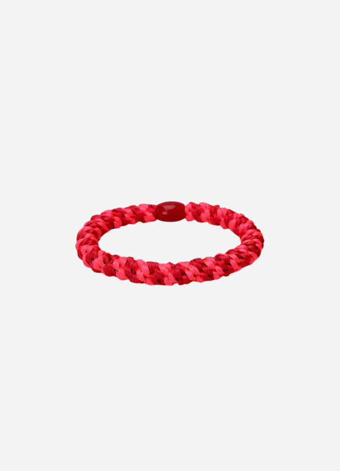 Elasticated hair band with bead