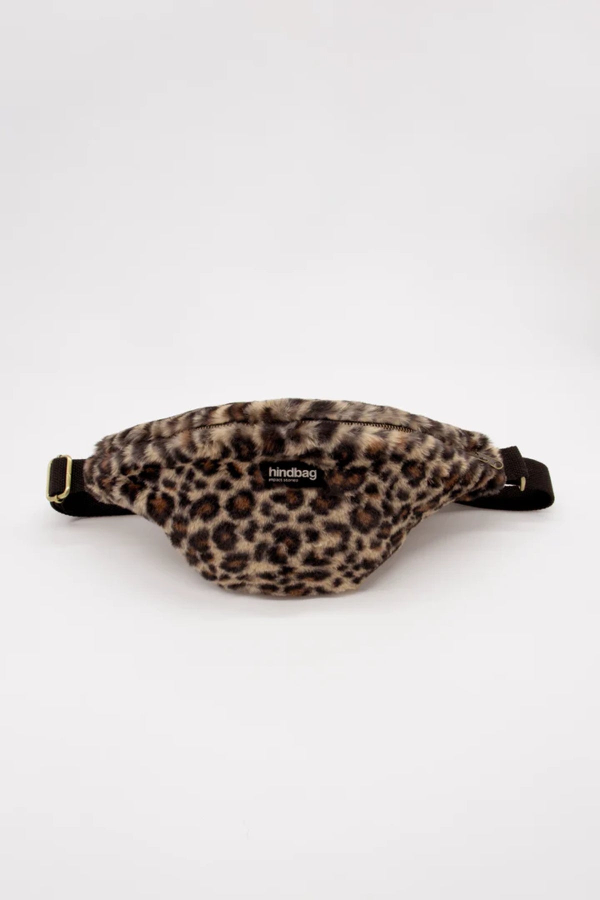 OLIVIA BELT BAG FAUX FUR LEOPARD