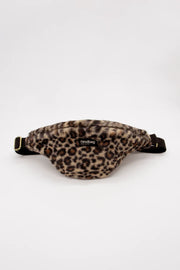 OLIVIA BELT BAG FAUX FUR LEOPARD