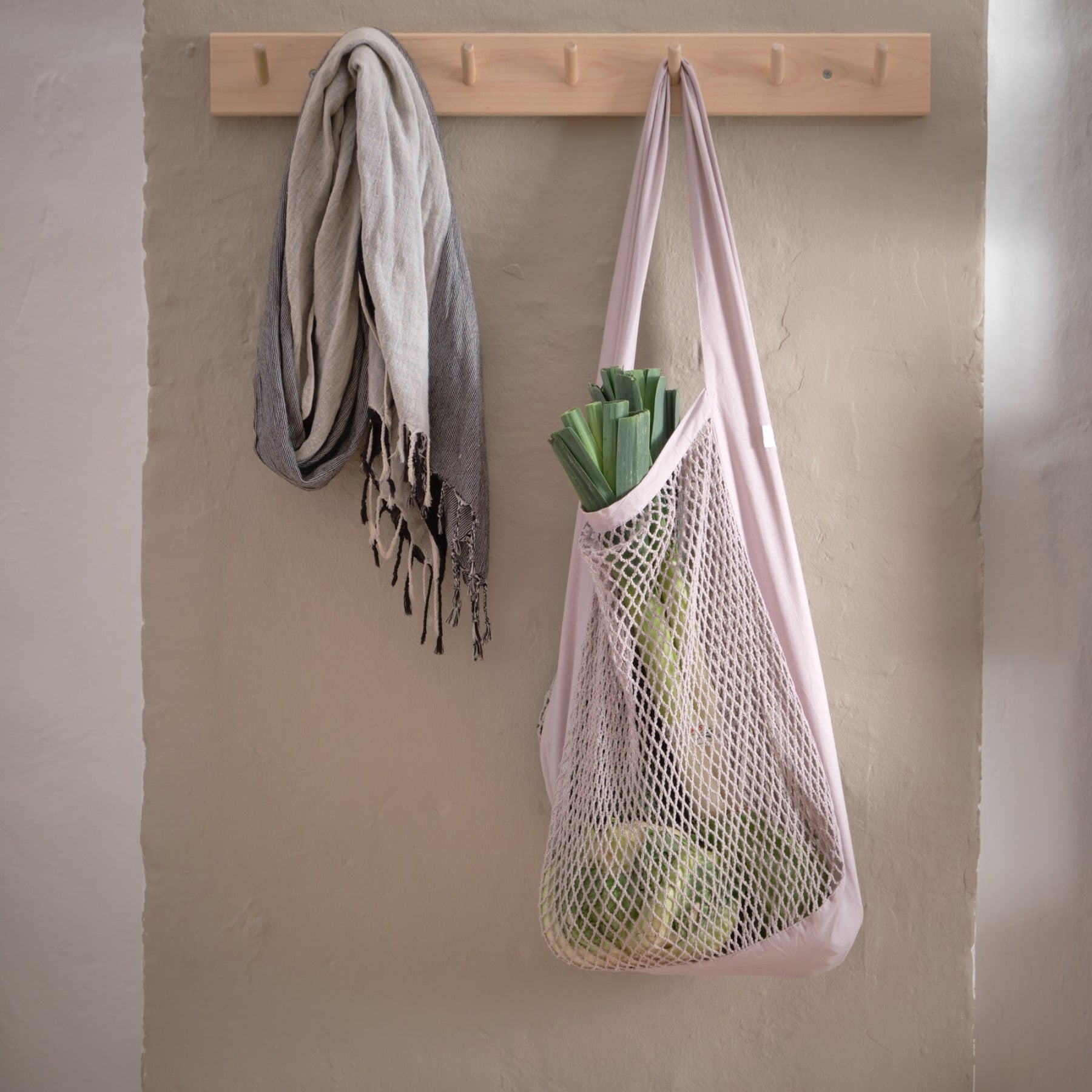 NET SHOULDER BAG DUSTY LAVENDER