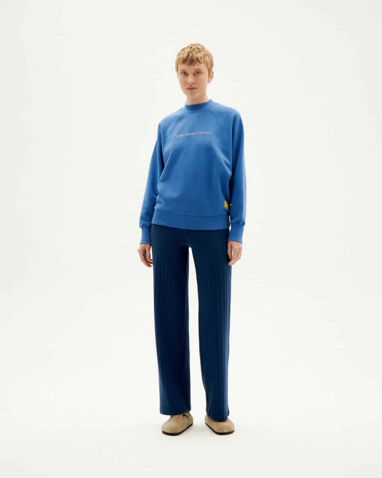 HERE COMES THE SUN SWEATSHIRT HERITAGE BLUE
